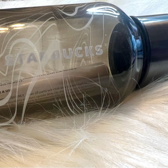 Starbucks Clear and Black Tumbler. New with tags - Picture 3 of 5